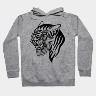 Grimm tiger black Hoodie